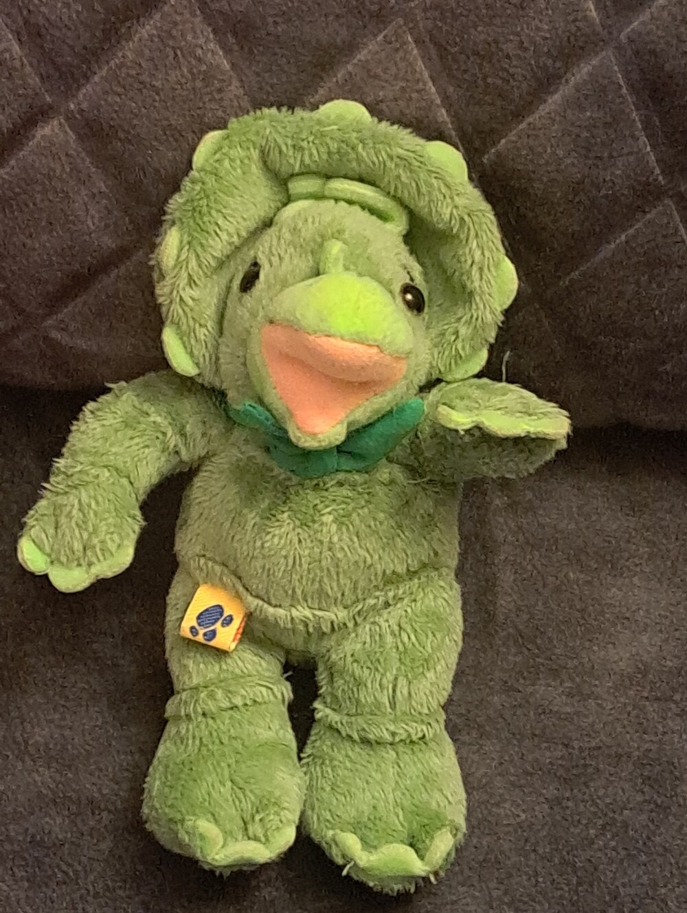 Build-A-Bear Triceratops Stuffed Animal Plush 6" Green